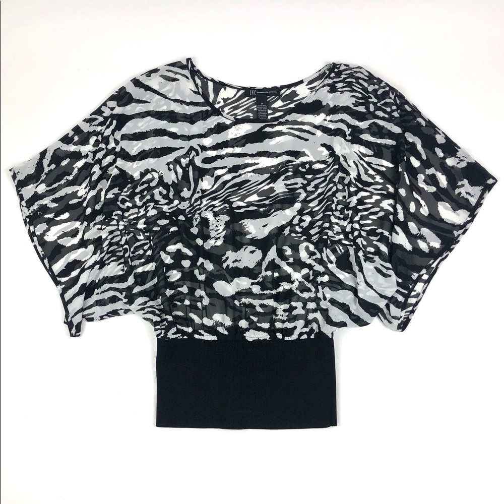 Inc International Concepts Animal-Print Blouse